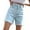 Sky Blue, variant on MNCEKFOD Bermuda Shorts for Women Trendy Loose Fit Jeans Shorts Casual New High Waisted Loose Relaxed Fit Short Pants Dark Gray XS