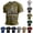 Army Green, variant on Men 911 Shirts September 11 25 Years Memorial Date Mark Front Graphic Design Casual Red‑Trim Outdoor T‑Shirts
