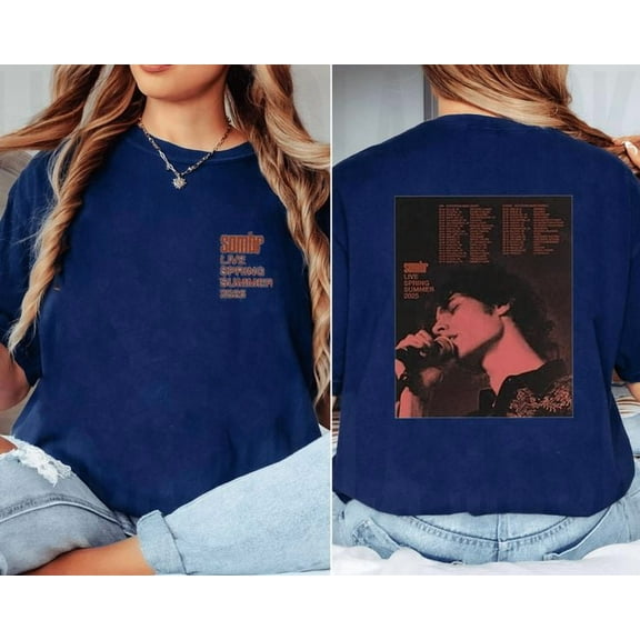 Sombr Merch Live 2025 Tour Summer Tee T-Shirt Unisex, Size S-5XL,Tbun