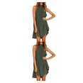 thumbnail image 4 of Minnieouse Vestido de tiras Traje de verano con cuello halter Exquisito Lavable Al aire libre Elegancia Diseño elegante Vestidos sin mangas Type12 NO12, 4 of 6