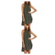 thumbnail image 2 of Qarigey Vestido de tiras Traje de verano con cuello halter Cuello Dulce regalo Elegancia Elegante Vestidos sin mangas Ropa de dama Type10 NO10, 2 of 6