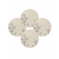thumbnail image 7 of 13 Inch Round Placemats Set of 4, Retro Beige Flowers Non Slip Heat Insulation PP Table Mats, Rustic Abstract Floral Simple Art Washable Place Mats for Kitchen Dining Party Table Decor, 7 of 7