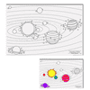 "Color Your Own Solar System Learning Walls Mural 48"" x 72"""