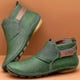 thumbnail image 2 of Zapatos ortopédicos Botas planas vintage Zapatos con parte superior del tobillo Botas suaves de Pu Gancho y bucle con suela de Tpr, 2 of 4