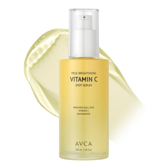 AVCA True Brightening Vitamin C Serum - Para suero facial eliminador de manchas oscuras con vitamina C Niacinamida Cuidado de la piel coreano 3.4 fl oz 3.38 fl. onz.