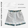 thumbnail image 3 of FORMRS Boys Swim Trunks Quick Dry Mesh Lining Beach Boardshorts, Sizes XS-XL, Blue Cartoon Dog Pattern, 3 of 7