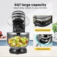 thumbnail image 3 of SPECSTAR Stand Mixer, 650W 10 Speed 6 Quart Tilt-Head Kitchen Electric Food Mixer with Beater, Dough Hook and Wire Whip, Black, 3 of 8