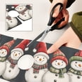thumbnail image 6 of Yayeee Faucet Mat for Kitchen Sink 14.7" Diatomite Long Splash Guard Pad, Red Snowmen, 6 of 7