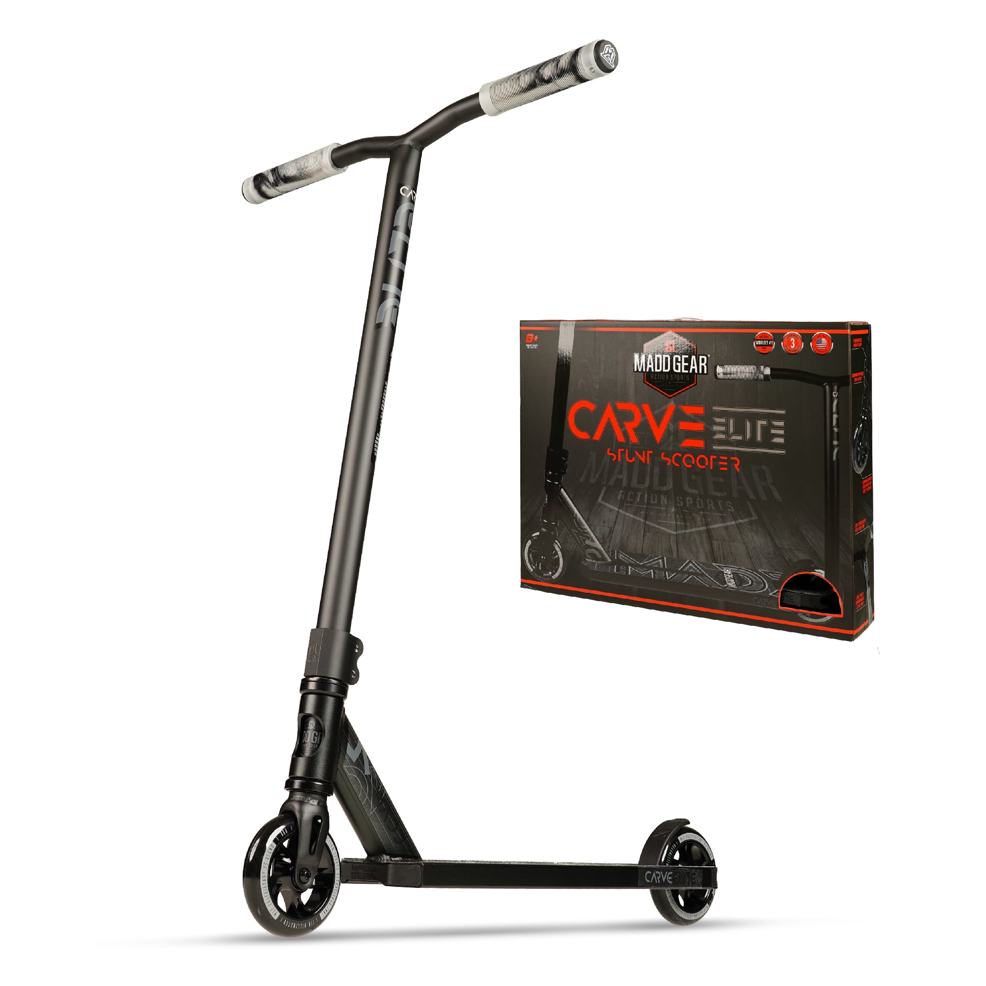 Madd Gear Carve Elite Black Great For Kids Ages 8+ Max Rider