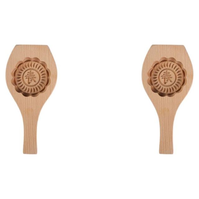 Monstrate Molde de portátil para pasteles de Mooncake, molde para galletas y dulces artesanales, herramienta para hornear reutilizable para Tipo 5 2Conjunto