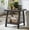 Charcoal, variant on Two-Tone Wood Shelf End Table with Storage, Weathered Gray and Beige, 24x22x23 Inches, Space Saving Living Room Accent Table
