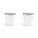 thumbnail image 1 of Cateissary Bebida de agua fría Tetera de frutas Nevera Jarra Cerradura Dispensador de bebidas Hervidor Cocina a prueba de fugas Bar Fiesta Gris 4.5L 2piezas, 1 of 6