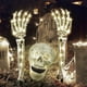 thumbnail image 4 of Estacas de mano de esqueleto LED para decoración de Halloween, estacas de esqueleto de aspecto realista, estacas de césped de patio de graveard, 4 of 4