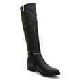 thumbnail image 2 of Ferwind Women's Tall Boots Zipper Trim Strap Detail Adult Black  8, 2 of 8
