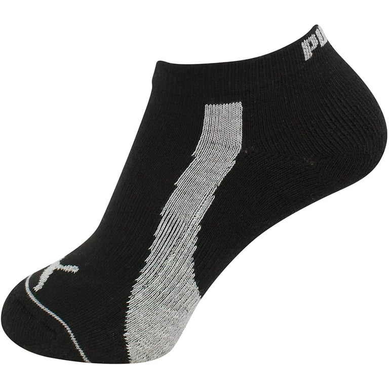 PUMA Women's 6 Pack Low Cut Socks, Black Combo, 9-11
