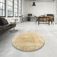thumbnail image 4 of Ahgly Company Machine Washable Indoor Rectangle Contemporary Brown Gold Area Rugs, 5' x 7', 4 of 7
