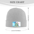 thumbnail image 3 of ZICANCN Knit Beanie Hat-Bear Graffiti Winter Cap Soft Warm Classic Hats for Men Women Doodle Line Tend, 3 of 8