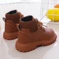 thumbnail image 7 of Boys Girls Waterproof Outdoor Ankle Boots Lace-Up Combat Boots for Kids (Toddler/Little Kid/Big Kid), 7 of 7