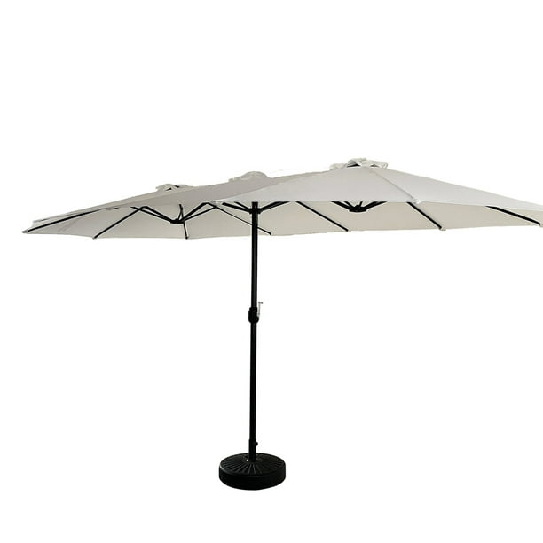 Veryke 15' x9' Market Patio Umbrellas, Hanging Rectangluar ...