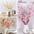 thumbnail image 4 of Efavormart 4 Bushes 40" Tall Silk Artificial Flowers Faux Cherry Blossoms Branches White, 4 of 11