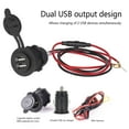 thumbnail image 4 of Car Charger Quick Charge Dual USB Port LED Display Cigarette Lighter Phone Adapter, 4 of 7