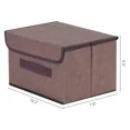 thumbnail image 4 of 1 Pack Clothes Storage Bags Moving Bags Coffee 10.2*7.5*6.3In, 4 of 4