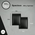 thumbnail image 2 of CCOCC 2026 New 50X Mylar Bags | 3.5G Herb Capacity | Smell Proof Baggies,9Cm X 13Cm | Airtight Zipper Lockable Bags with Metallic Foil Lining,Resealable&Reusable Bags(Matte Black), 2 of 5