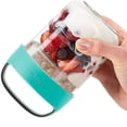 thumbnail image 4 of Lekue Contenedor de almacenamiento de alimentos, talla única, turquesa, 4 of 5