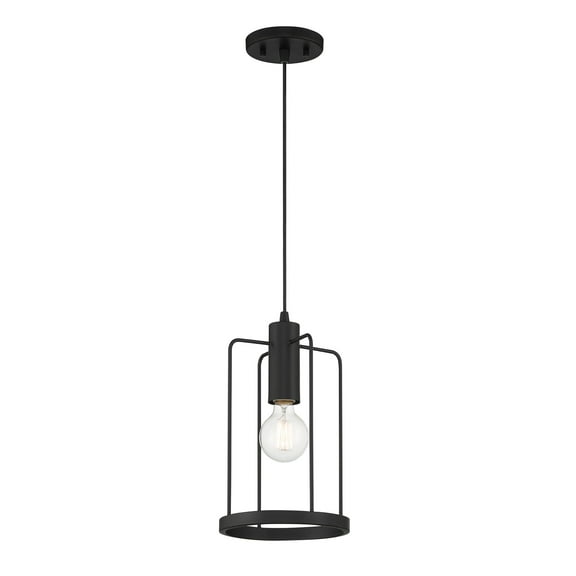 Designers Fountain Tafo 1 Light Matte Black Pendant, D273M-8P-MB