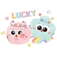 Cute Line Animal Stickers - Decorative Fur Ball Wall Decals for Kids ...