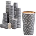 thumbnail image 1 of Tazas de café Lamosi, 473 ml, 180 unidades, papel aislante desechable, 1 of 7