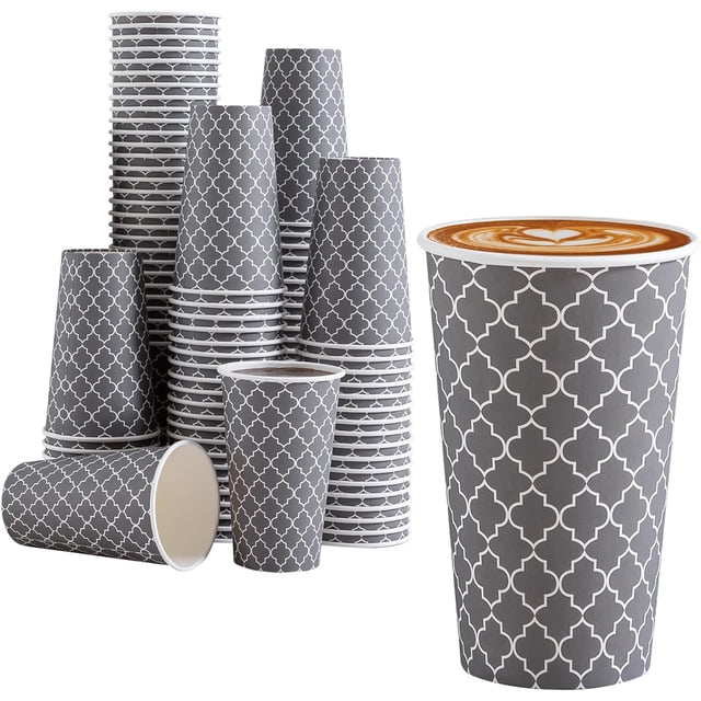 Tazas de café Lamosi, 473 ml, 180 unidades, papel aislante desechable