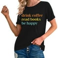 thumbnail image 4 of SHITINN Women's Reading Shirt Book Lover T Shirt Women's Reading Teacher Short Sleeved T Shirt T Shirts for Women Short Sleeve Blouses for Women Fashion Clothing, 4 of 7