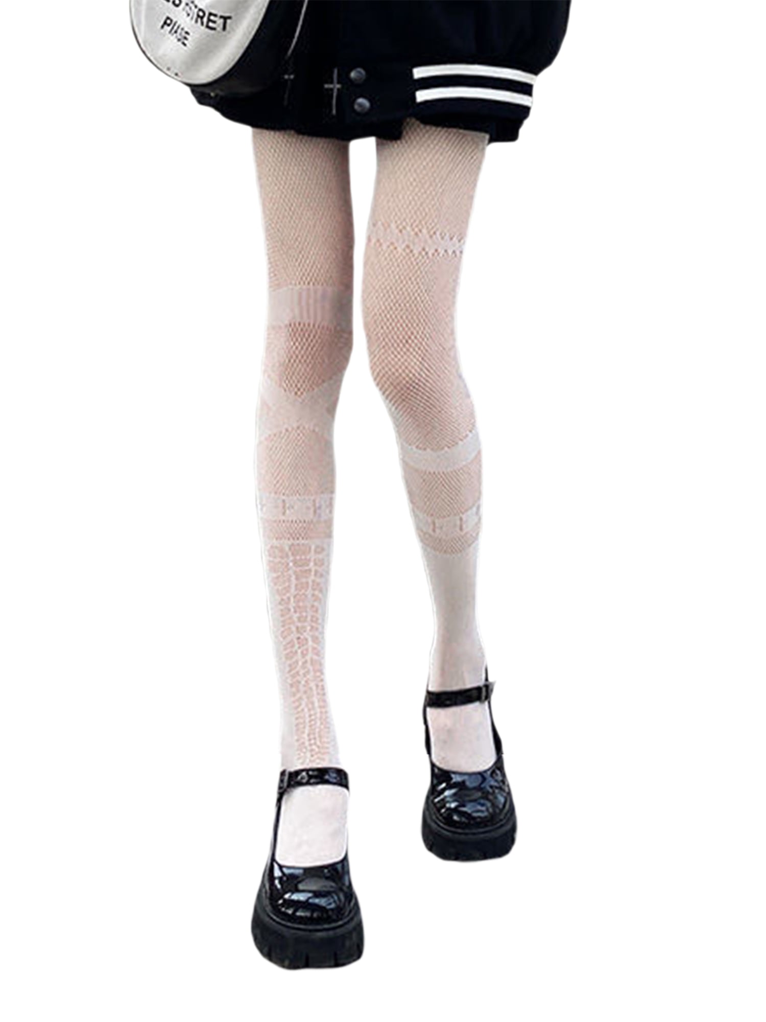 putting on sexy stockings fishnets and knee high socks like a good girl