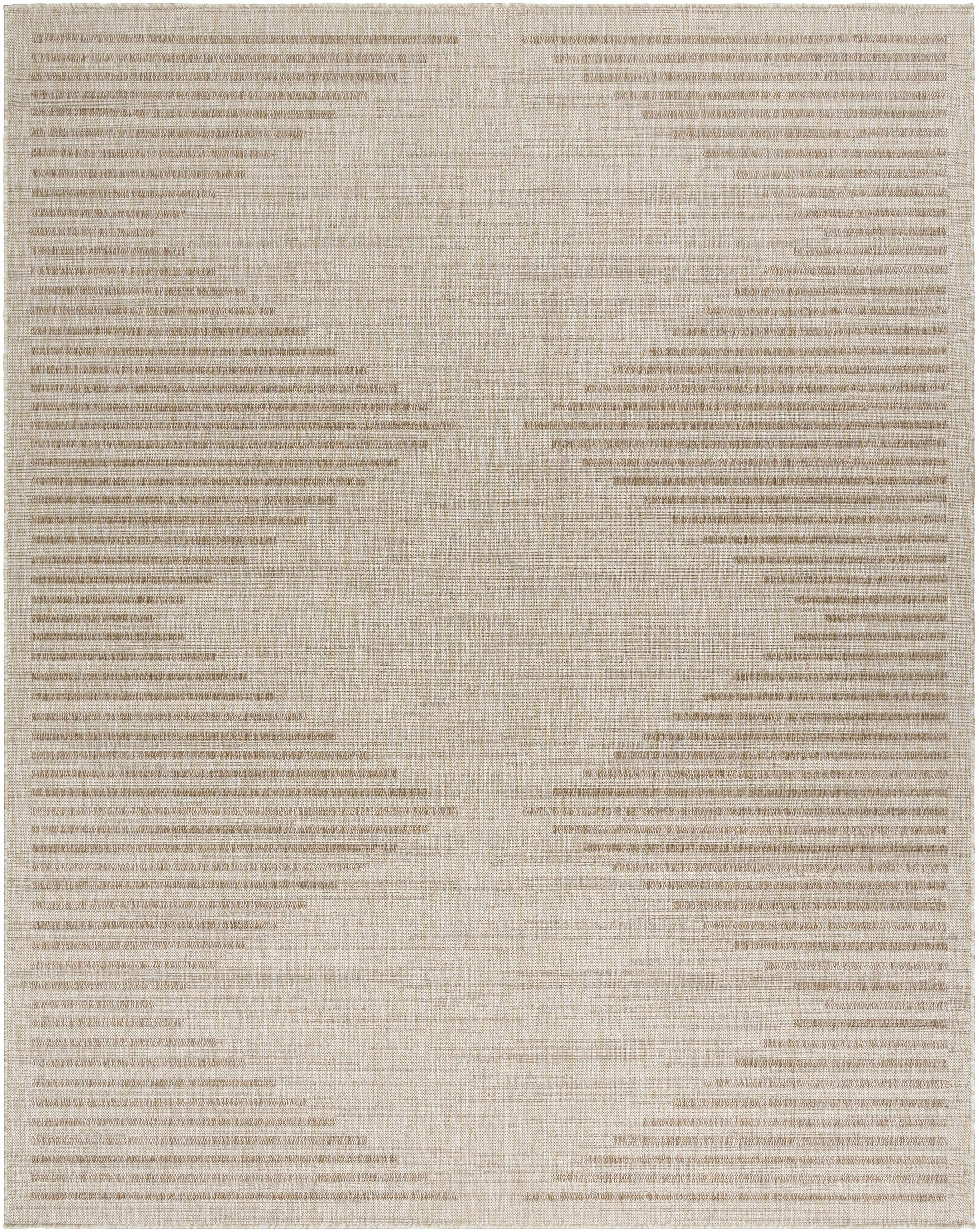 Hauteloom Winmalee Living Room, Bedroom Patio Outdoor Area Rug - Bohemian, Transitional - Tan, Cream, Beige - 5'3" x 7'
