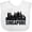 AA-White, variant on Inktastic Singapore City Skyline with Grunge Boys or Girls Baby Bib