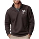 thumbnail image 1 of Blusa y camisa de manga larga con cuello alto para hombre, sudadera con capucha estampada, jersey deportivo con media cremallera, blusa de manga larga con cuello alto para hombre, blusa de poliéster, 1 of 4