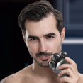 thumbnail image 3 of 5 In 1 Electric Head Shaver for Bald Men 7D Floating Cutter Beard Trimmer Clipper IPX5 Waterproof Shaving USB Wireless Charging, 3 of 11