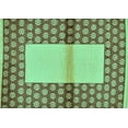 thumbnail image 1 of Ahgly Company Indoor Rectangle Abstract Turquoise Blue Modern Area Rugs, 8' x 10', 1 of 4