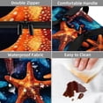 thumbnail image 4 of Starfish Double Layered Insulated Lunch Bag with Two Compartments and Large Capacity - 7.1x11.4x16.1 Inches Hand-Carry Refrigerated Meal Bag, 4 of 6