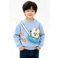 thumbnail image 5 of Abcomgle Kids Sweatshirt Boys with Cartoon 3d Crossbody Bag Crew Neck Long Sleeve Pullover Sweatshirts Fashion Shirt, 5 of 5