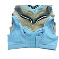 thumbnail image 3 of 6 pcs 4-Hooks Breastfeeding Maternity Cotton Nursing Bras 34B 36b 38b 40B (36B), 3 of 3
