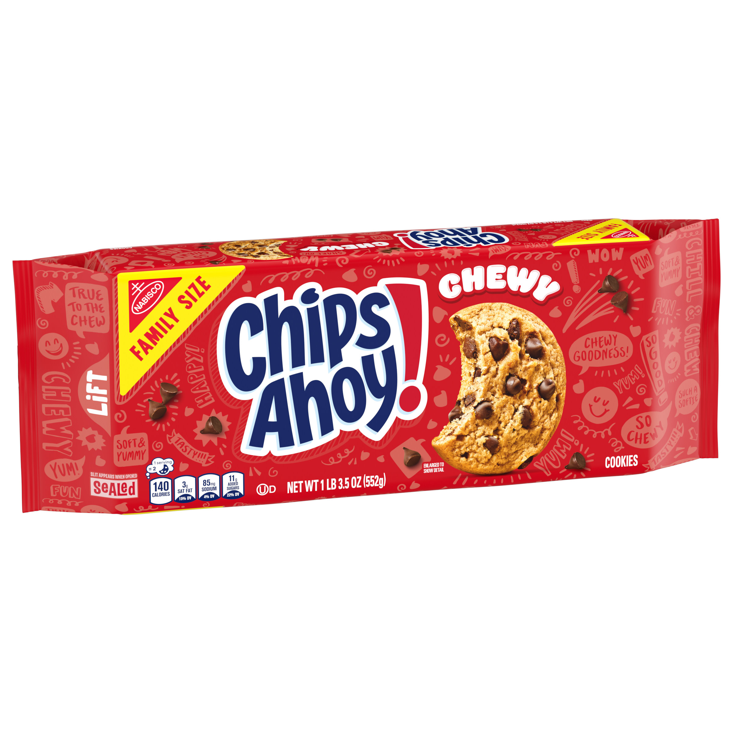CHIPS AHOY! Chewy Chocolate Chip Cookies, Family Size, 19.5 oz - image 3 of 15