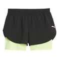 thumbnail image 3 of Short Puma Mujer Run Favorite Woven 2in1 Negro Entrenamiento negro M, 3 of 4