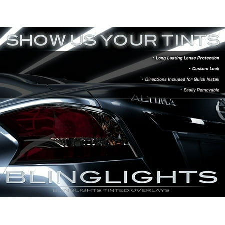 Nissan Altima Tail Light Cover - 2013 2014 2015 Nissan Altima Tinted Taillight Film Covers Taillamp Overlays L33