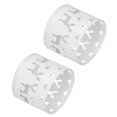 thumbnail image 2 of 2Pcs Bougeoir de Style de Noël Simple Conception Unique Robuste Stable Support de Bougie Durable pour la Maison de Fête de Mariage, 2 of 14