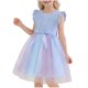 thumbnail image 1 of Vestido de Fiesta de Navidad de las Niñas de Pecho Delgado sin Mangas Cintura Acanalada Falda Francesa Cinchada para Dormir Vestido de Navidad de Ocio Diario Niña Bebé, 1 of 8