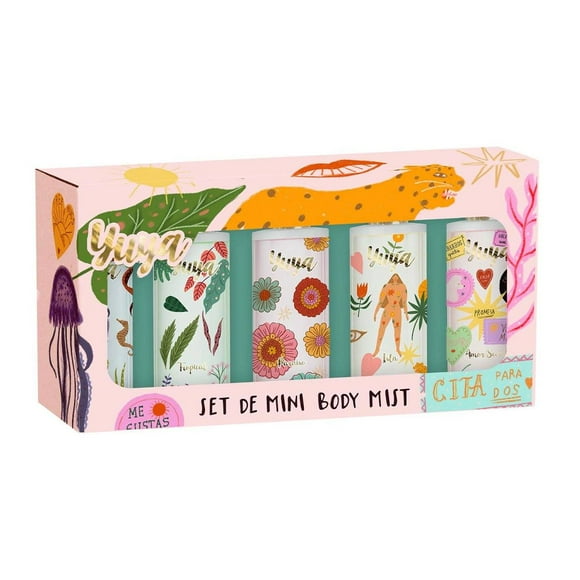 Yuya Mini Body Mist Set with 5 Different Scents 60 ml