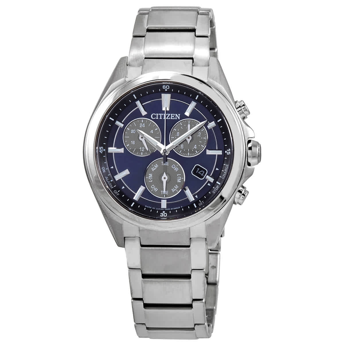 citizen chronograph blue dial
