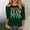 Green, variant on Lumosvexa Summer Womens Casual T-Shirt for Women Graphic Short Sleeved Shirt Tops Crew Neck T-Shirt Pink Size M